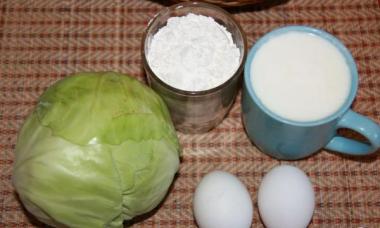 Zelný koláč s kefírem: recepty